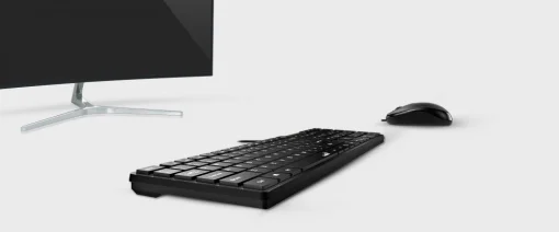 Cod. G:184  Kit Genius Teclado Slim + Mouse 1000DPI SlimStar C126 /USB/Español