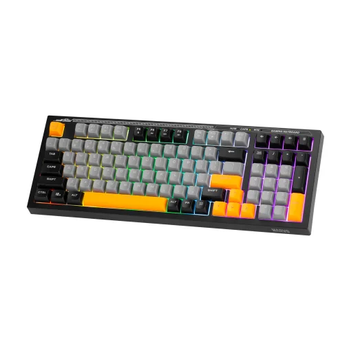 Cod. 286 Teclado Marvo Soldat S50B (K638B) / Silencioso / Retroiluminado vibrante mixtos / FN Multimedia / anti-ghosting 19 teclas / 98 teclas Espa&ntilde;ol
