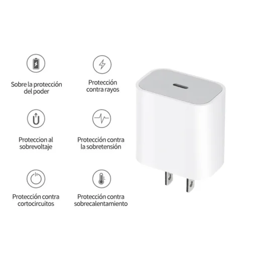 Cod. C:241 Cubo cargador A2305 35W PD / Puerto USB-C