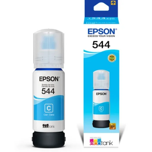 Cod.062 Tinta Epson 544 Cian T544120/65ML./P/ Impresoras Tinta Continua L1110/L3110/L3150/5190