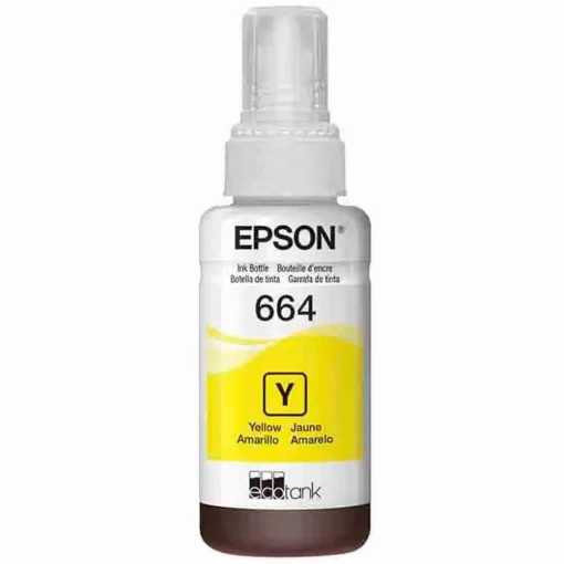 Cod.042 Tinta EPSON T664420 AMARILLO/70 ml/Impresoras Tinta Continua