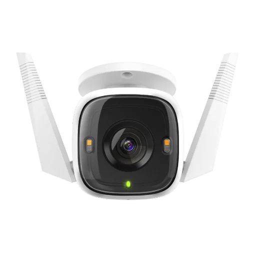 Cod. 226 Cámara TP-Link Tapo C320WS Wi-Fi P/Exterior / Calidad 2K QHD / Visión Nocturna a Color / detector de movimiento / Audio bidireccional / Alarma (Luz y Sonido) / Soporta microSD hasta 256GB /Compatible con Asistente de Google y Amazon Alexa. / IP66