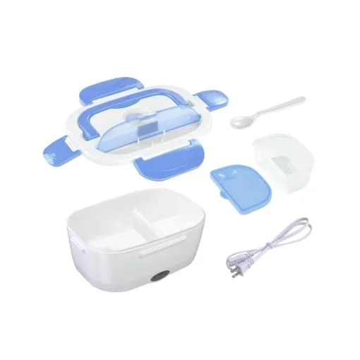 Cod. 1052 Lonchera eléctrica INS-950 / material plástico / incluye cuchara y recipiente / power 40W