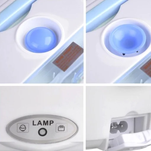 Cod. 1052 Lonchera eléctrica INS-950 / material plástico / incluye cuchara y recipiente / power 40W