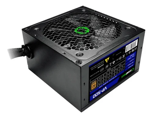 Cod.134  Fuente de Poder GAMEMAX VP-500 / Certificado 80 Plus Bronze / 500 Watts / 12CM Ventilador / ATX /PC