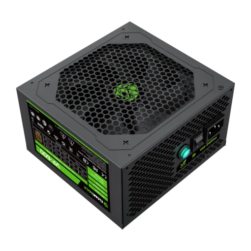 Cod. 135Fuente de Poder GAMEMAX VP-600 BK / Alta eficiencia 80 Plus Bronze / 600 Watts /  Ventilador Bajo Ruido/ ATX /PC