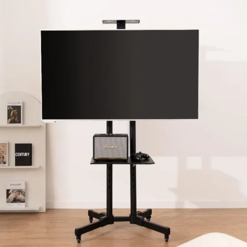 Cod. 1151 Soporte de piso con ruedas para TV Thunder Sound 5K1148Q / 32"- 85" Max.40Kg. (88lbs) / inclinaci&oacute;n &plusmn;15 / Seguro de Ruedas Soporte de piso con ruedas para TV Thunder Sound 5K1148Q / 32"- 85" Max.40Kg. (88lbs) / inclinaci&oacute;n &plusmn;15 / Seguro de Ruedas