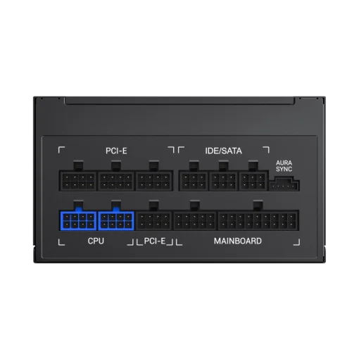 Cod. 161 Fuente de Poder GAMEMAX RGB-850 PRO BK / Modular / 850WATTS / Certificada 80+ Gold / Compatible NVIDIA Series RTX / AMD RT-RX (ATX 12V 2.31, EPS 12V 2.92) / 14CM ARGB FAN Silencioso (25 Modos de iluminaci&oacute;n) Aura SYNC ASUS, GIGABYTE, MSI