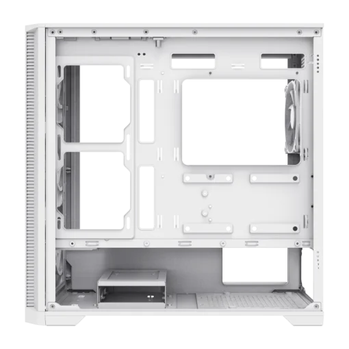 Cod. 394 Case GAMEMAX Destroyer TGW / lateral y frontal vidrios templados / Controlador fan (16 modos RGB / 1*USB3.0 + 2*USB2.0 / HD audio / Incluye: 4*ventiladores 12mm. ARGB