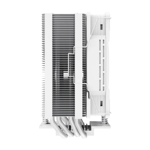 Cod. 163 Air cooler CPU GAMEMAX Ice Force WH ARGB / 4*tubos térmicos / TDP 200W  / Compatible: Intel Intel LGA1851/1700/115X/1366 y AMD AM5/AM4 / AURA SYNC 3 pines (M/F), PWM 4 pines