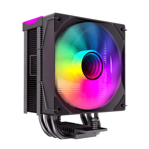 Cod. B:159 Air cooler CPU GAMEMAX Sigma 550 Infinity BK&nbsp;/ 5*tubos t&eacute;rmicos / TDP 220W / efecto de luz de espacio infinito&nbsp;/ Compatible: Intel Intel LGA1700/115X/1366 y AMD AM5/AM4 / AURA SYNC&nbsp;3 pines (M/F), PWM 4 pines