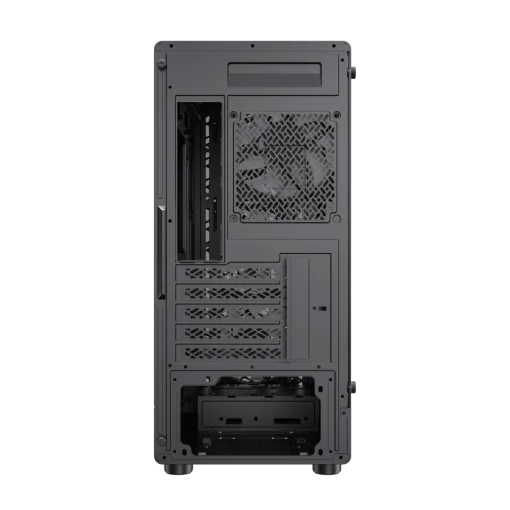 Cod. 324 Case GAMEMAX FORGE MB / lateral vidrio templado y frontal diseño parrilla ABS / 1*USB3.0 + 1*USB2.0 + 1*Tipo-C / Audio HD / Incluye: 4*ventiladores ARGB 120mm