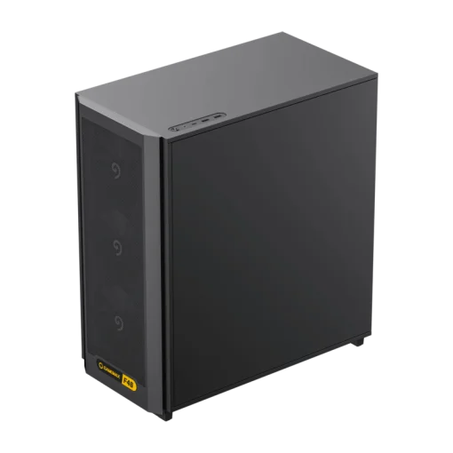 Cod. 370 Case GAMEMAX F46 DARK / ATX&nbsp;/ 1*USB-C, 2*USB3.0 / frontal Mesh Optimizado P/Flujo de Aire&nbsp;y marco de acero&nbsp;/ admite refri. l&iacute;quida 360&deg; &amp; VGA 350mm / M&oacute;dulo I/O intercambiables / Incluye 4*Fans120mm