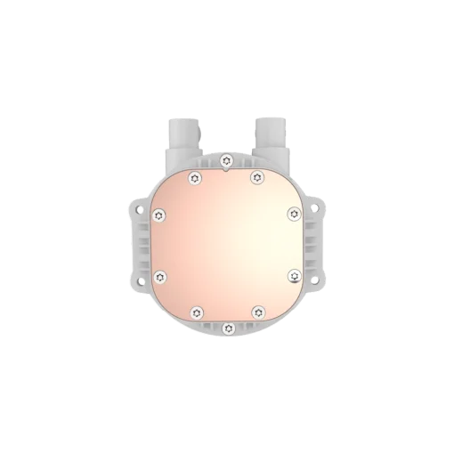 Cod.168 Enfriamiento Líquido GAMEMAX ICEBURG 240 Digital WH / FAN 2*120MM PWM / TDP 245W / Pantalla digital de temperatura / Sincronización ARGB AURA Sync / Compatible Intel LGA1700 y AMD AM5