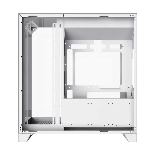 Cod 343 Case GAMEMAX Infinity Plus White&nbsp;/ ATX / USB3.1/USB-C / Dise&ntilde;o Vista Panor&aacute;mica 3 lados vidrios templados / cables y tubos ocultos / admite: refri. l&iacute;quida 360&deg;, VGA 400mm &amp; soporta hasta 8 fans