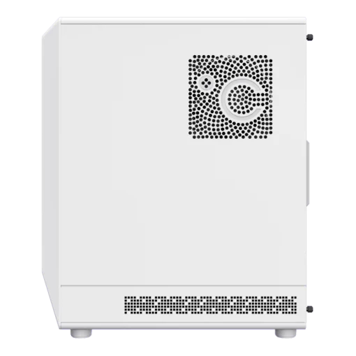 Cod. 350 Case GAMEMAX Vista COC AW WH/ ATX / USB-C, USB3.0, USB2.0 / panorámica de 262° vidrio templado / Arquitectura de refrigeración y overclocking COC 1*Turbo Fan P/MB / Incluye 5*Fans 120mm ARGB