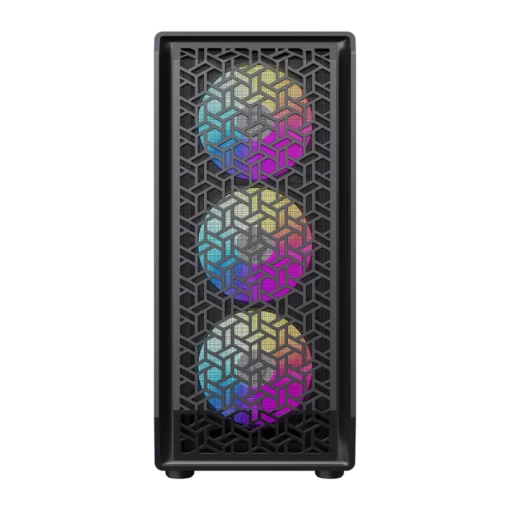 Cod. 351 Case GAMEMAX FORGE COC / M-ATX / USB-C, USB3.0, USB2.0 / lat. vidrio templado y fron. diseño parrila ABS / Bloqueo interruptor de niños / audio HD / COC 1*Turbo Fan P/MB / Incluye 4*Fans ARGB 120mm