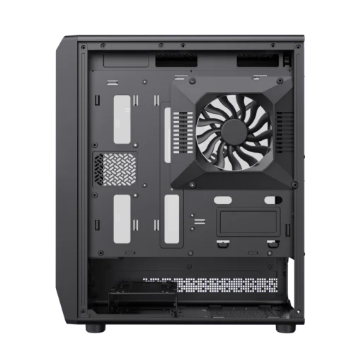 Cod. 351 Case GAMEMAX FORGE COC / M-ATX / USB-C, USB3.0, USB2.0 / lat. vidrio templado y fron. diseño parrila ABS / Bloqueo interruptor de niños / audio HD / COC 1*Turbo Fan P/MB / Incluye 4*Fans ARGB 120mm