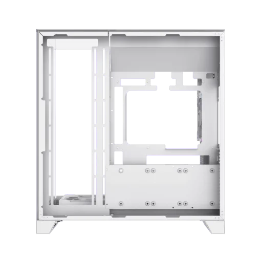 Cod. 372 Case GAMEMAX Infinity Pro WH / ATX / USB 3.0/USB-C / Dise&ntilde;o Vista Panor&aacute;mica 3 lados vidrios templados / admite: refri. l&iacute;quida 360&deg; &amp; VGA 400mm / Incluye 5*fans ARGB 120mm (2*Post., 3*Infe.) + Controlador RGB AURA Sync