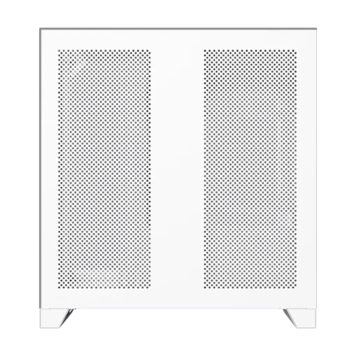 Cod. 372 Case GAMEMAX Infinity Pro WH / ATX / USB 3.0/USB-C / Dise&ntilde;o Vista Panor&aacute;mica 3 lados vidrios templados / admite: refri. l&iacute;quida 360&deg; &amp; VGA 400mm / Incluye 5*fans ARGB 120mm (2*Post., 3*Infe.) + Controlador RGB AURA Sync