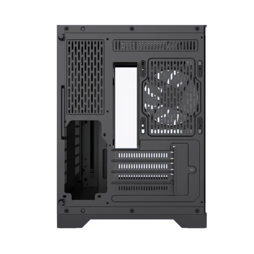 Cod. 346 Case GAMEMAX HYPE-M BK / M-ATX&nbsp;/ 1*USB3.0, 2*USB2.0 / vidrio templado curvo panor&aacute;mico /&nbsp;admite tarjetas NVIDIA Serie 4000 &amp; refri. l&iacute;quida 360&deg; / Incluye 3*Fans 120mm&nbsp;ARGB + Controlador PWM ARGB HUB