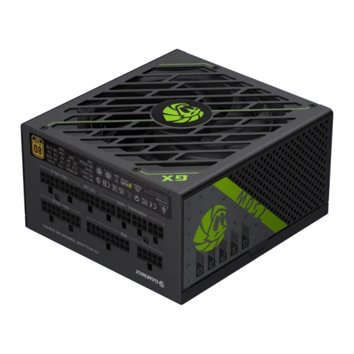 Cod. 154 Fuente de Poder GAMEMAX GX750 PRO Black (ATX3.1 PCIe5.1) Modular / 750Watts / Certificada 80 Plus Gold / Compatible ATX3.1 y PCIe5.1 (conexión 12V-2x6 P/tarjetas GPU RTX40) /135MM Ventilador /100-240V / ATX