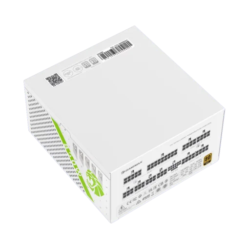 Cod. 157 Fuente de Poder GAMEMAX GX850 PRO WH (ATX3.1 PCIe5.1) Modular / 850Watts / Certificada 80 Plus Gold / Compatible ATX3.1 y PCIe5.1 (conexi&oacute;n 12V-2x6 P/tarjetas GPU RTX40) /135MM Ventilador /100-240V / ATX