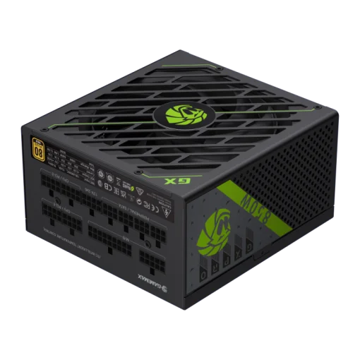 Cod. 155  Fuente de Poder GAMEMAX GX850 PRO BK (ATX3.1 PCIe5.1) Modular / 850Watts / Certificada 80 Plus Gold / Compatible ATX3.1 y PCIe5.1 (conexi&oacute;n 12V-2x6 P/tarjetas GPU RTX40) /135MM Ventilador /100-240V / ATX
