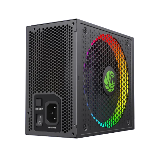 Cod. 166  Fuente de Poder GAMEMAX RGB-SMART 850 PRO (ATX3.1 PCIe5.1) BK / Full Modular / 850WATTS / Certificada 80+ Gold / Compatible ATX3.1 y PCIe5.1 (EPS 12V 2.92 P/ultima tarjetas RTX 40/50) / 14CM ARGB FAN (25 Modos de iluminaci&oacute;n) Aura SYNC ASUS, GIG