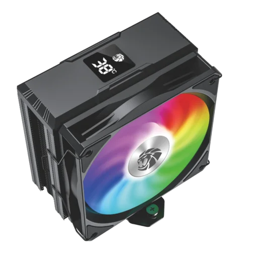 Cod. 171 Air Cooler&nbsp;CPU GAMEMAX Sigma 520 Digital BK ARGB / Pantalla digital / 4*tubos t&eacute;rmicos TDP: 220W /&nbsp;Vent. smart 800-1800RPM / Compatible: Intel LGA1851/1700/1200/115X y AMD AM5/AM4 / Sincronizaci&oacute;n MB ARGB / PWM 4 pines