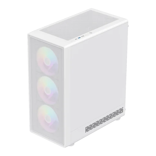 Cod. G:395 Case GAMEMAX Storm 2 MW / M-ATX / USB-C, USB3.0 / lat. vidrio templado, Diseño Frontal panel Mesh ABS / Bloqueo interruptor de niños / admite VGA 330mm / Incluye 4*Fans ARGB 120mm
