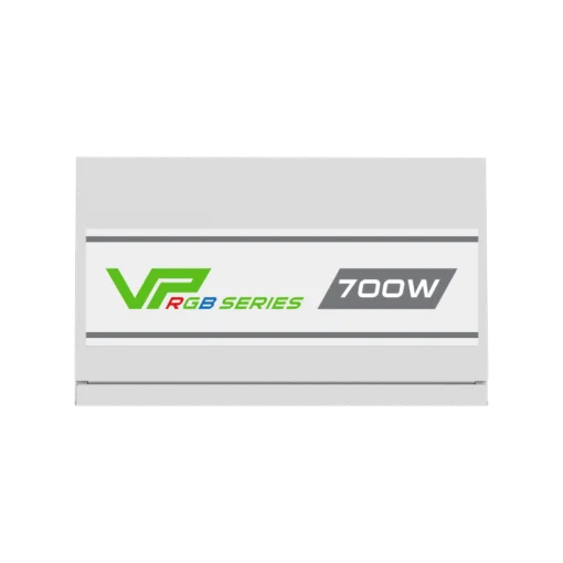 Cod. 145 Fuente de Poder GAMEMAX VP-700-M-RGB WH&nbsp;/ Semi-Modular / Certificado 80 Plus Bronze / 700Watts / 12CM Ventilador RGB / ATX P/PC
