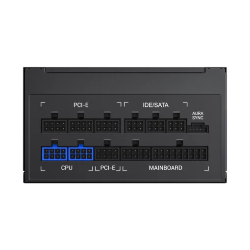 Cod. 160 Fuente de Poder GAMEMAX RGB-750 PRO BK / Modular / 750WATTS / Certificada 80 Plus Gold / 14CM ARGB FAN (25 Modos de iluminaci&oacute;n)&nbsp;Aura SYNC ASUS, GIGABYTE, MSI ASRock