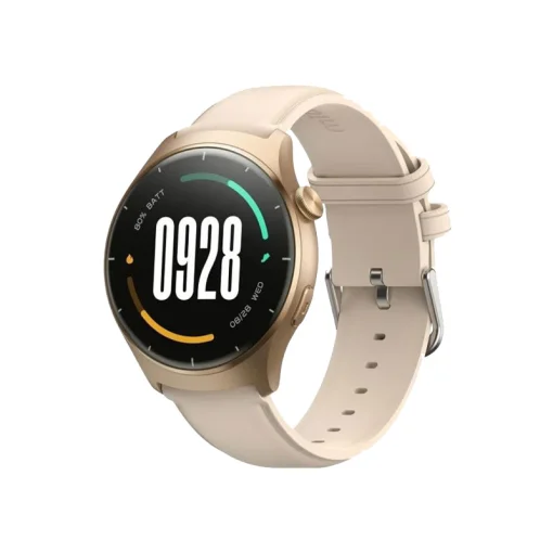 Cod. 1201 SmartWatch Mibro Lite 3 (Gold) / AMOLED HD 1.3" 60FPS / LLamadas Bluetooth V5.3 / Monitoreo de Salud 24/7: (ritmo card&iacute;aco, SpO2, estr&eacute;s y sue&ntilde;o) / Resistente al agua (2ATM) / Bat. 300mAh (12 d&iacute;as) / 100+ modos deportivos