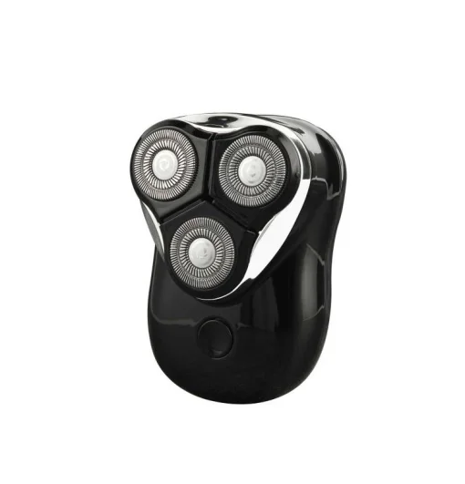 Cod. 1043 Afeitadora portátil Hyundai PHT-047 BK / 2W / 3D / Bat. 600 mAh / USB-C / Carga 1.5H / 8000 RPM / resistente al agua (IPX7)