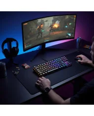 Cod. 259 Teclado Mec&aacute;nico TKL Xtrike Me GK-989 / Switch Rojo / 88 teclas Double-Shot Injection / Retroiluminado Rainbow (12 modos) / 26 teclas anti-ghosting / Cable USB-A 1.6m / Espa&ntilde;ol