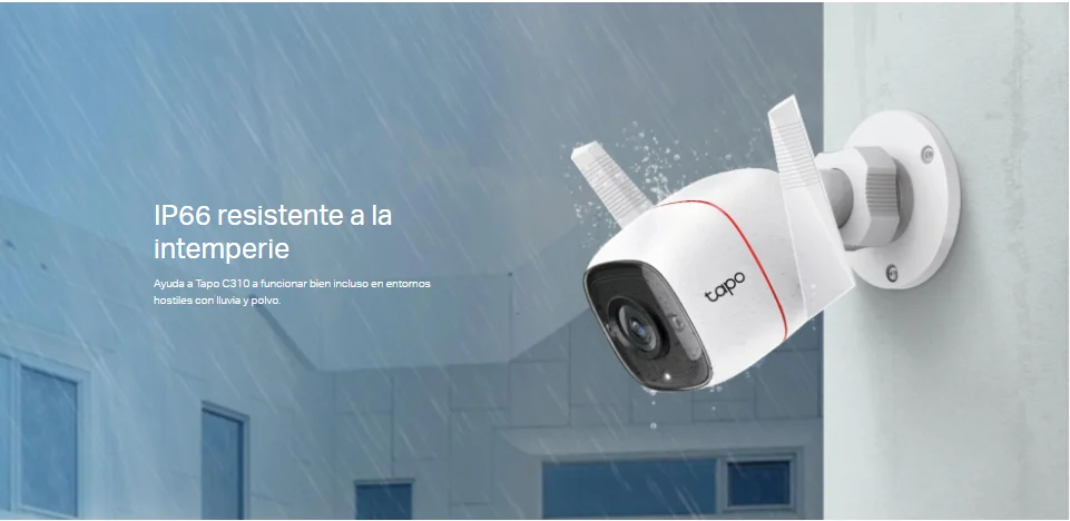 CAMARA IP TP LINK TAPO C310 EXTERIOR 3 MP VISION NOCTURNA DETECCION